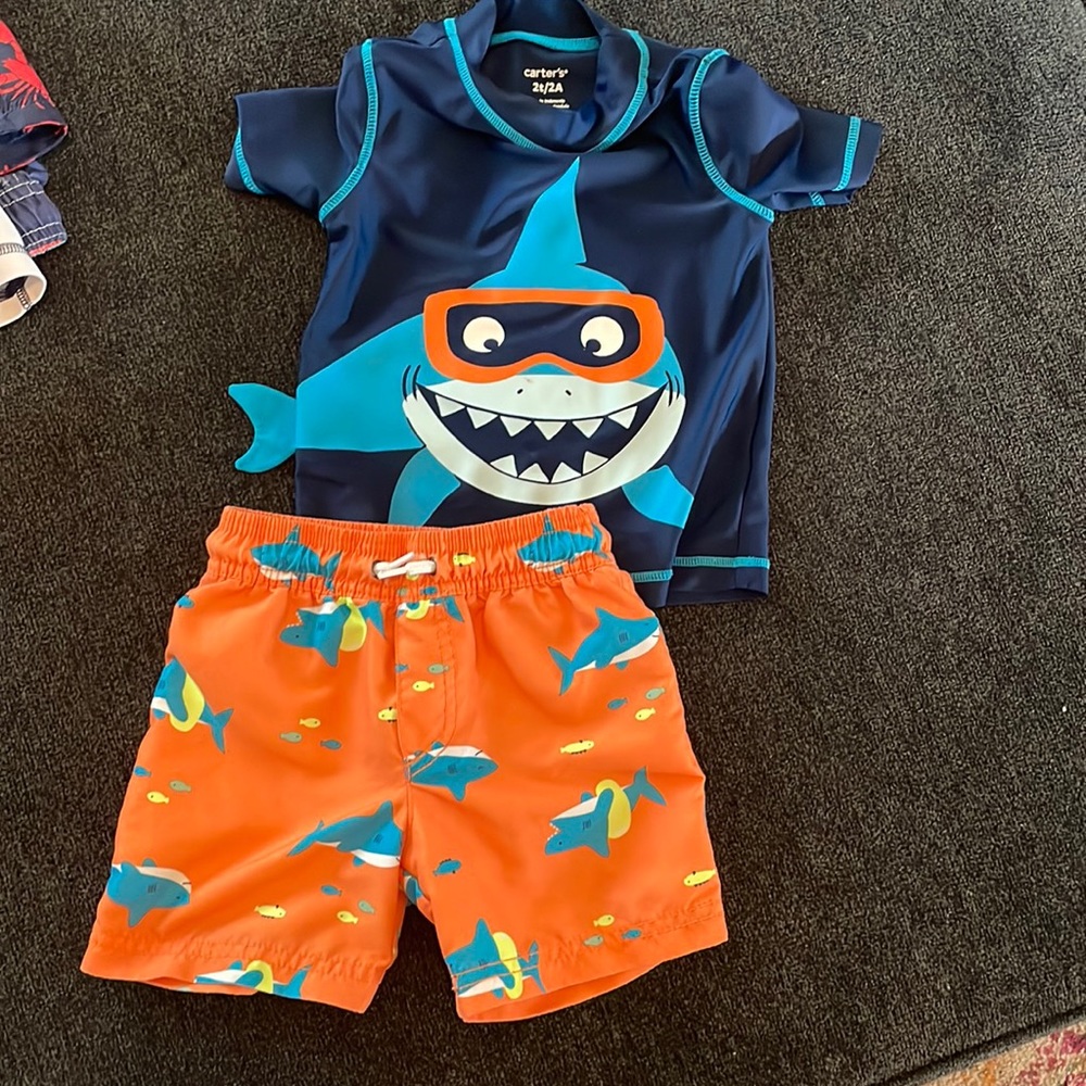Carters shark 2T swim set